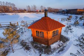 Kako izgraditi finsku kuću za roštilj vlastitim rukama
