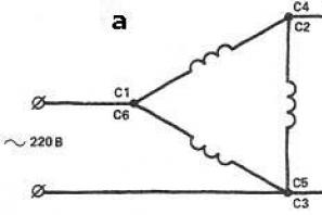 Three-phase na motor sa isang single-phase na network